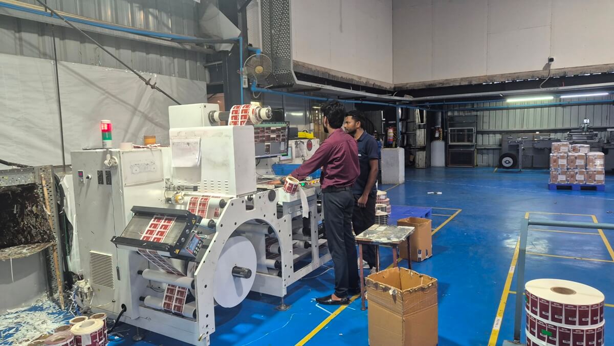 Kumar Labels auto-inspection line