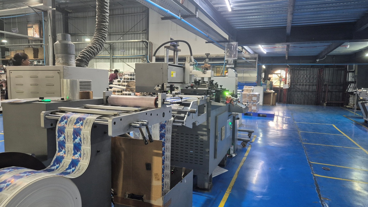 Kumar Labels screen printing